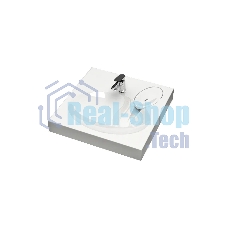 Раковина над стиральной машиной BAU Nimb 60х55, литьевой мрамор в комплекте с кронштейнами и сифоном