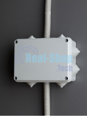 Коробка КМ41241 распаячная IEK UKO10-150-110-070-K41-44 для о/п 150х110х70 мм IP44 (RAL7035, 10 гермовводов)