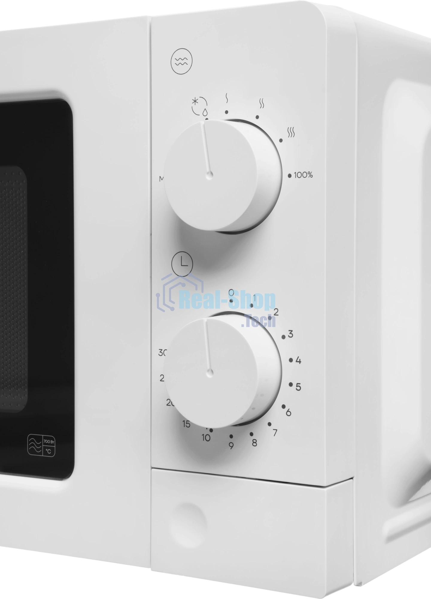 Микроволновая печь Vitek VT-MW0820 белый, 20 л, 700 Вт, переключатели - поворотный механизм