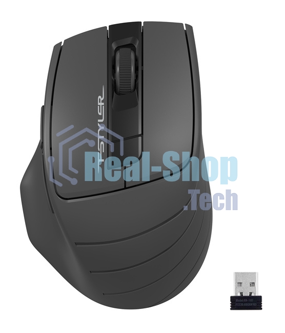 Мышь беспроводная A4Tech Fstyler FG30 серый, 2000 dpi, радиоканал, USB, кнопки - 5