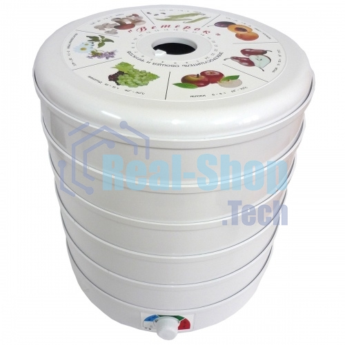 Сушилка для овощей и фруктов Великие реки Ветерок-5, 5 поддонов, в гофротаре