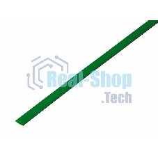 Трубка термоусадочная 4.0/2.0 1м зел. Rexant 20-4003