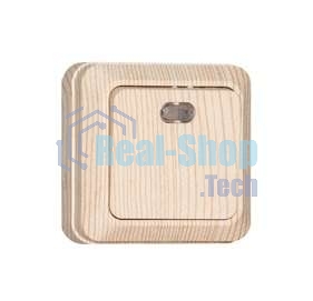 Выключатель 1-кл. ОП Олимп 10А с индик. сосна UNIVersal 5560827