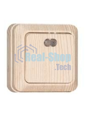 Выключатель 1-кл. ОП Олимп 10А с индик. сосна UNIVersal 5560827