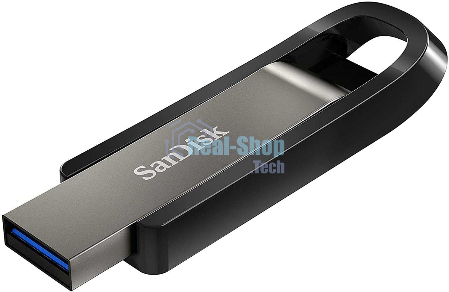 Флешка USB R/W 256Gb SanDisk CZ810 Extreme GO, USB 3.2, черный