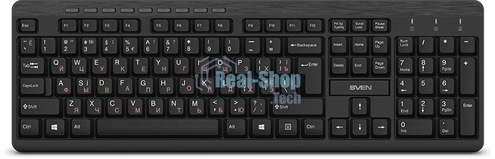 Комплект беспроводной SVEN KB-C3400W клавиатура+мышь
