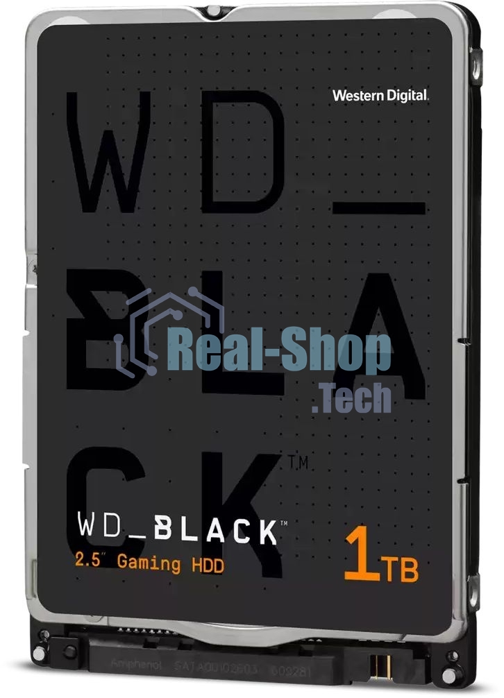 Жесткий диск WD 1Tb 7200rpm SATA-III WD10SPSX черный 64Mb 2.5