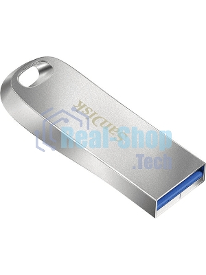 Флешка USB SanDisk CZ74 Ultra Luxe (SDCZ74-256G-G46), 256Gb, USB 3.2 Gen 1, R/W 400/150, серебристый
