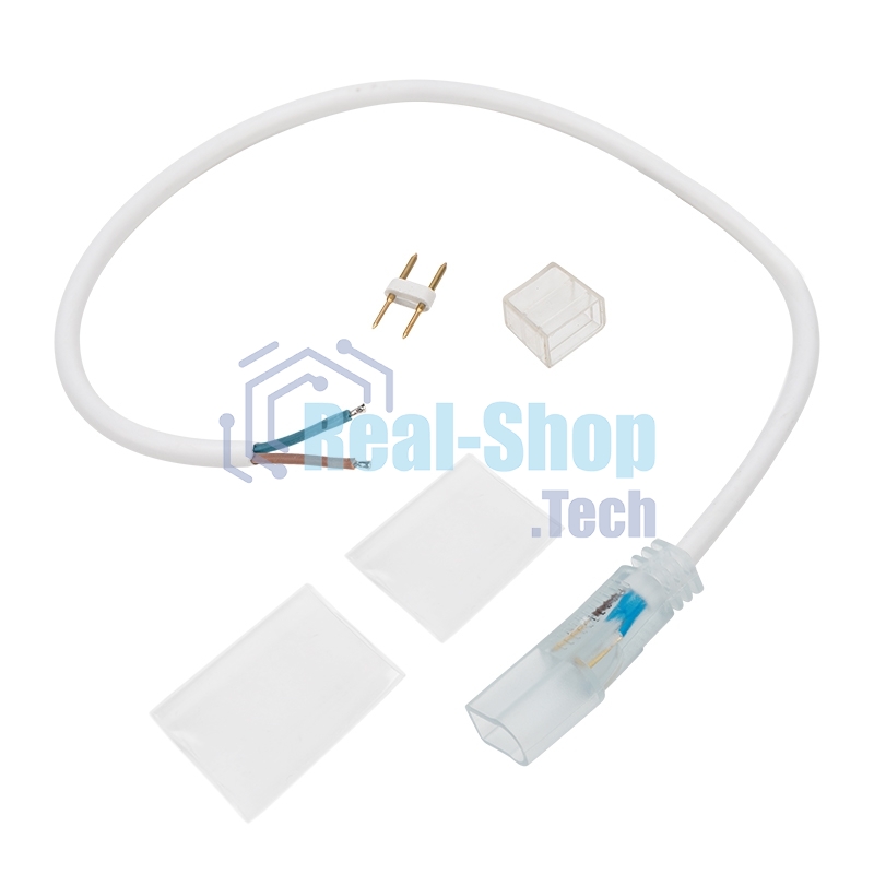 Коннектор с проводом для двухстороннего неона Neon-night 8х16мм