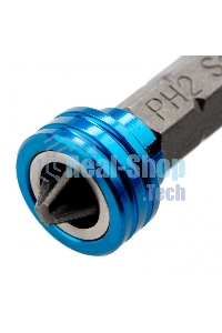 Бита Gross PH2x25 мм с ограничителем и магнитом, для ГКЛ, S2