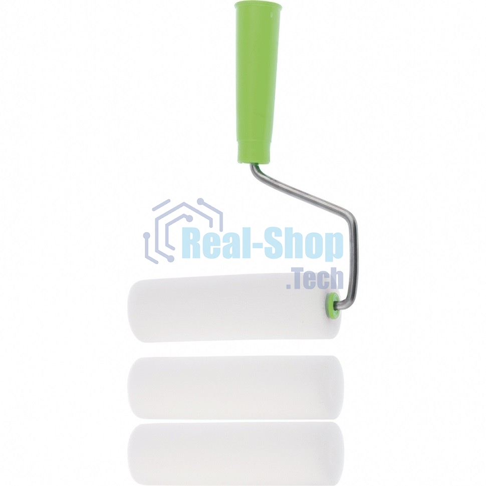 Набор Сибртех: валик Поролон с ручкой + 2 шубки,180 мм,D валика - 42 мм