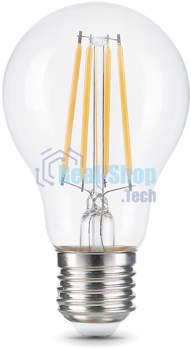 Лампа cветодиодная Gauss Filament А60 12W 1250lm 4100К Е27 LED 1/10/40