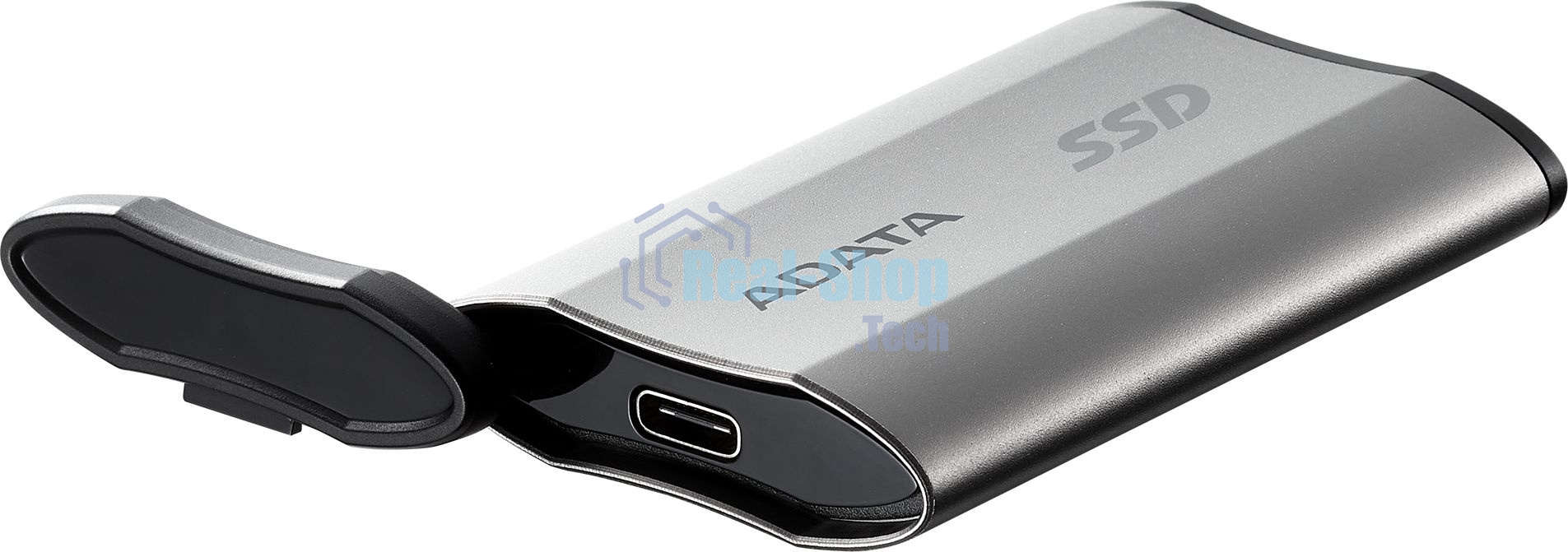 Внешний SSD ADATA SD810, 2TB, USB 3.2 Gen 2x2 Type-C, R/W 2000/2000, серебристый