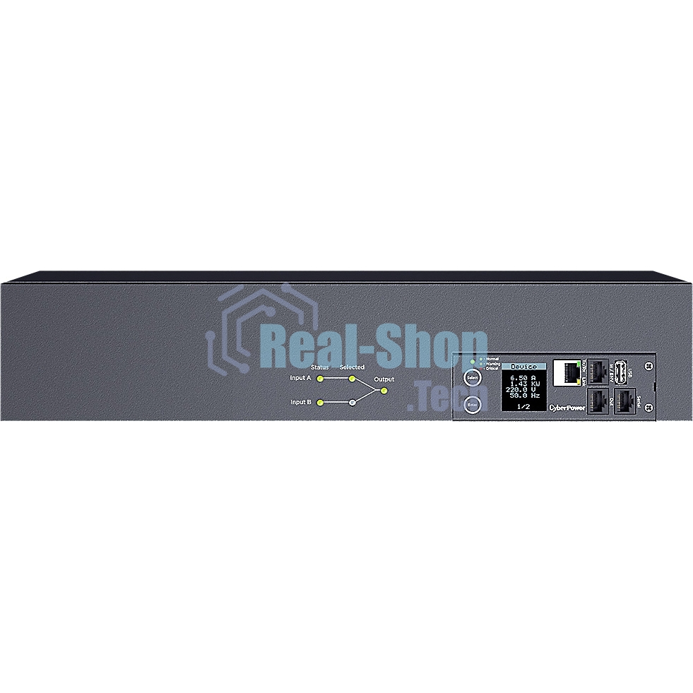 Блок распределения питания ATS CyberPower PDU44302 2U type, 32Amp, plug IEC 309 32A, (16) IEC 320 C13 (2) IEC 320 C19