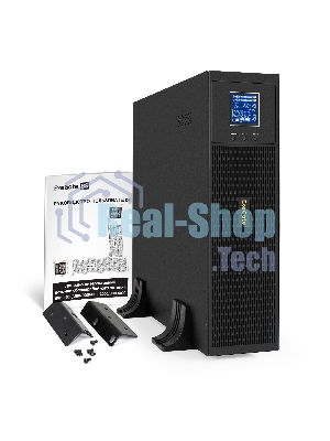 Источник бесперебойного питания Pure Sine Wave ExeGate SinePower UHB-5000.LCD.AVR.6C13.RJ.USB.3U (5000VA/4000W, LCD, AVR, 6*C13, RJ45/11, USB, возможность подключения до десяти внешних батарейных блоков 48В (поставляются отдельно), Rackmount 3U/Tower, металлический корпус, черный)