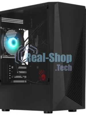 Компьютерный корпус Bloody BD-CC102F черный без БП mATX 2x120мм 2xUSB 2.0 1xUSB 3.0 audio bott PSU