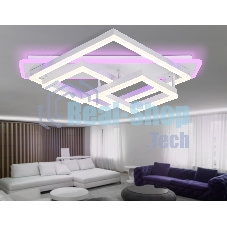 Светильник Ambrella light FA8531 WH белый 132W 3000K-6400K+RGB 630*570*160 (ПДУ РАДИО 2.4G)