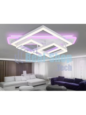 Светильник Ambrella light FA8531 WH белый 132W 3000K-6400K+RGB 630*570*160 (ПДУ РАДИО 2.4G)
