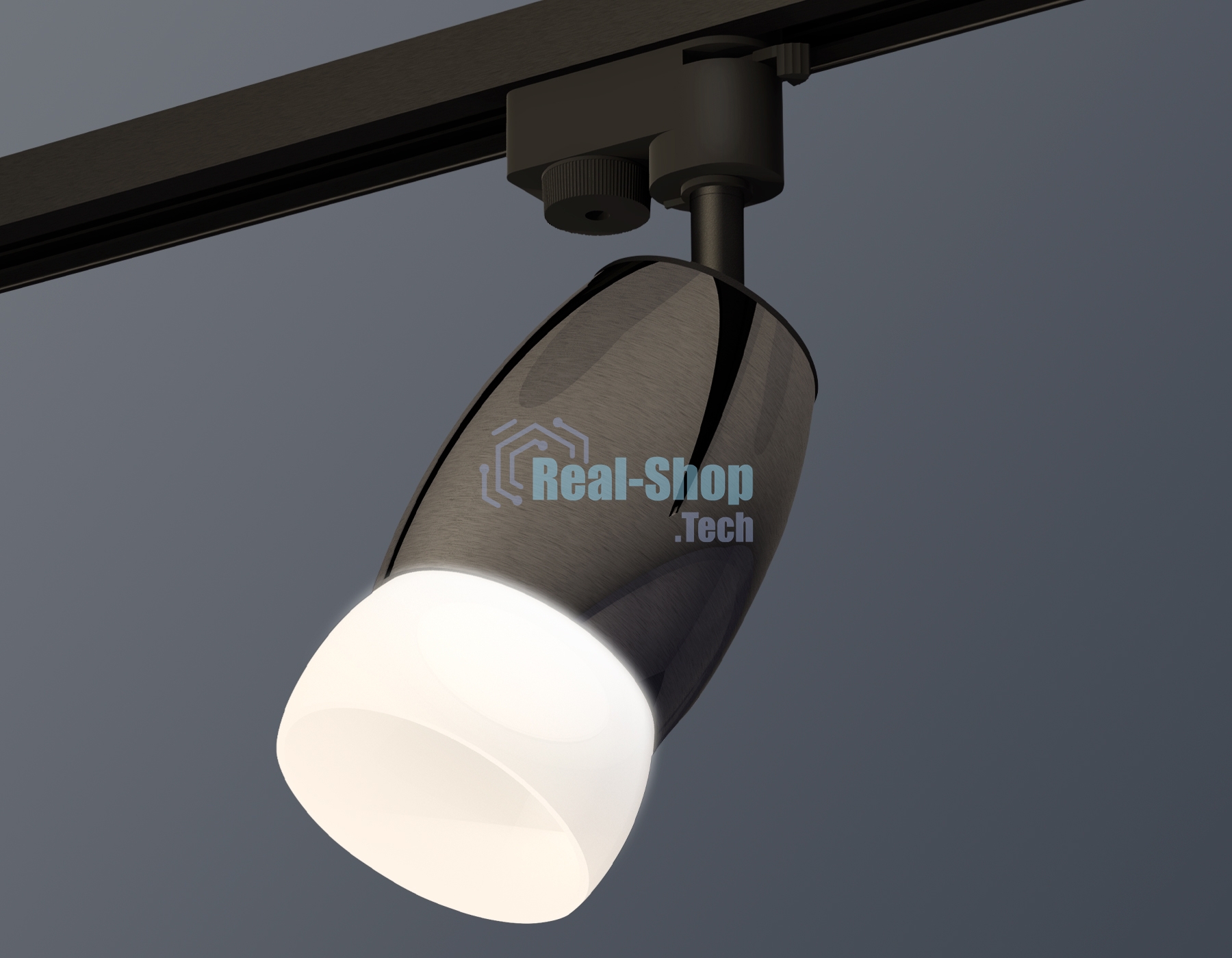 Светильник Ambrella light XT1123014 DCH/SBK/FR черный хром/черный песок/белый матовый MR16 GU5.3 (A2521, C1123, N7177)