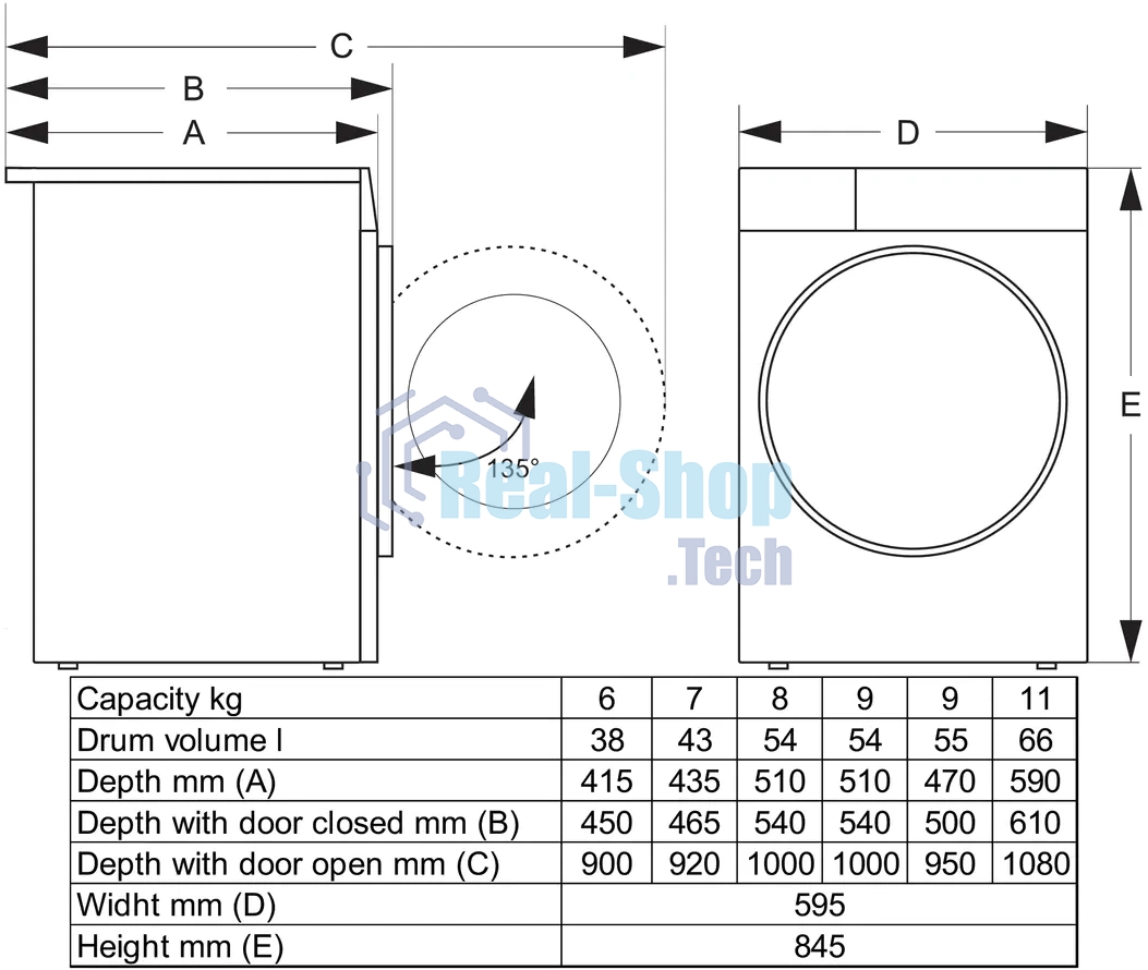 Стиральная машина Gorenje WG2P114A12/C класс: A загр.фронтальная макс.:11кг белый инвертор