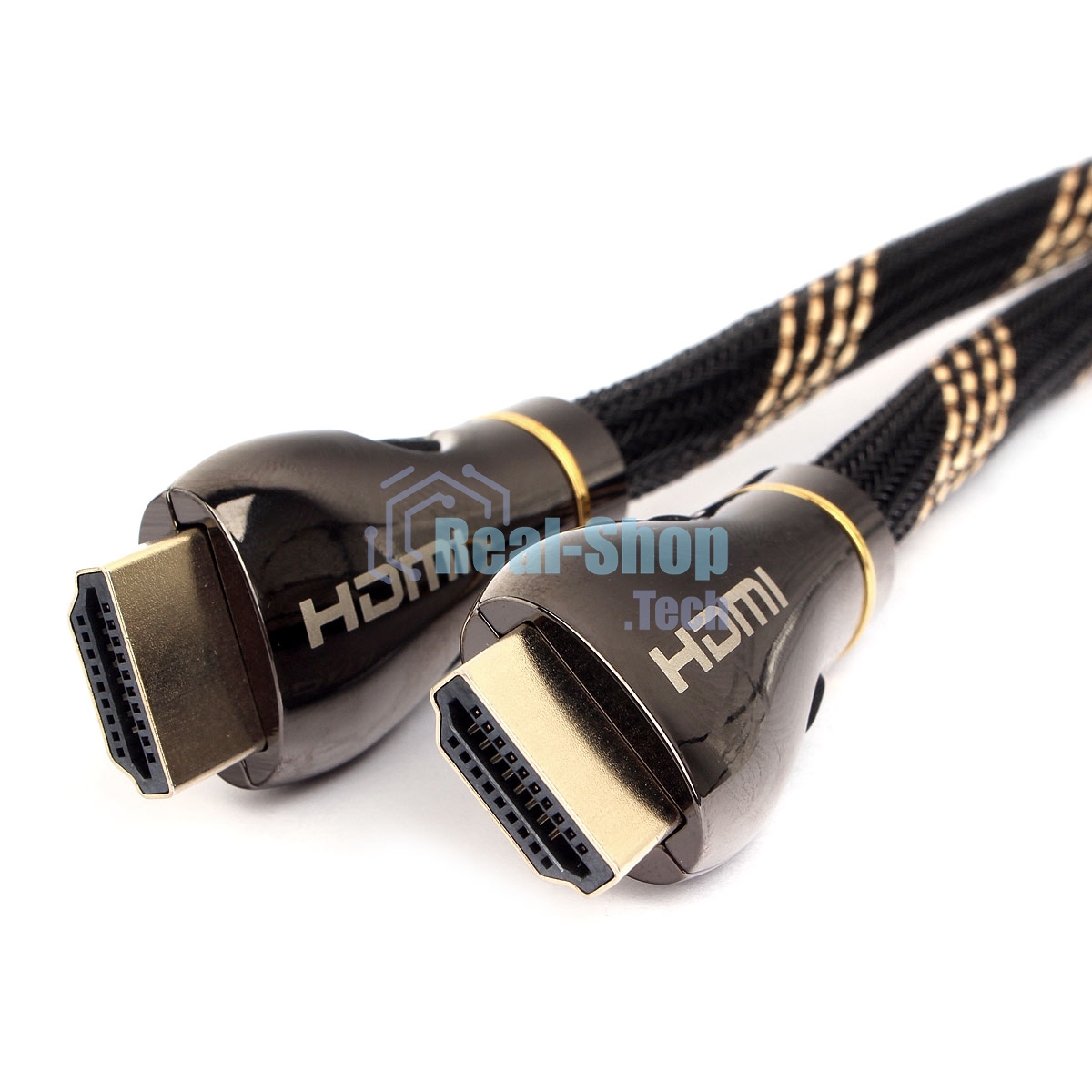 Кабель Cablexpert HDMI CCP-HDMI8К-2.5M, 19M/19M, v2.1, 8К, медь, позол.разъемы, экран, оплетка, 2.5м, черный, пакет