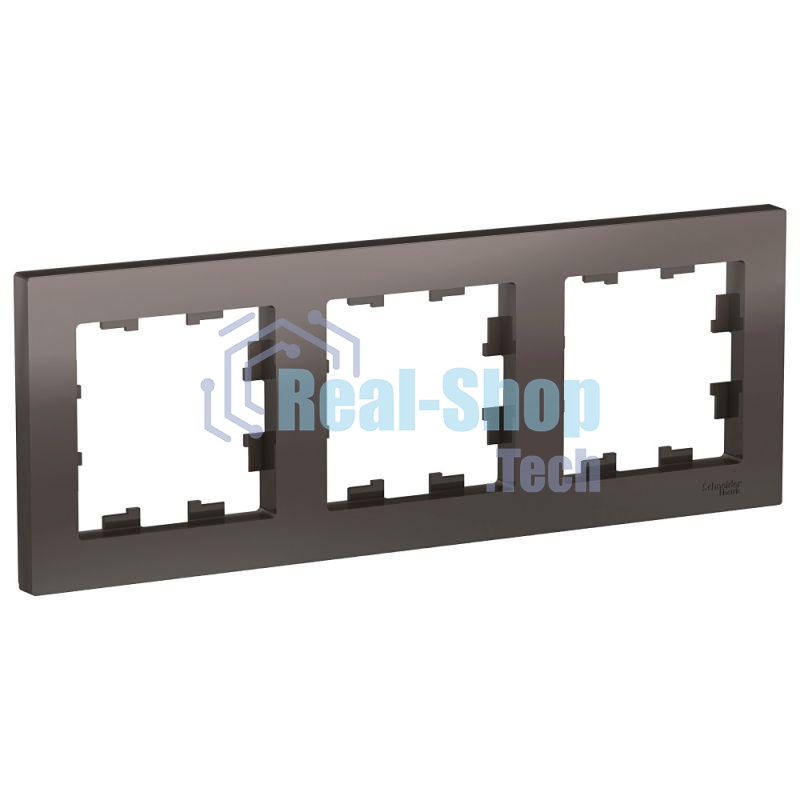 Рамка 3-м AtlasDesign универс. мокко SchE ATN000603