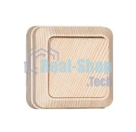 Выключатель проходной 1-кл. ОП Олимп 10А сосна UNIVersal 5560803