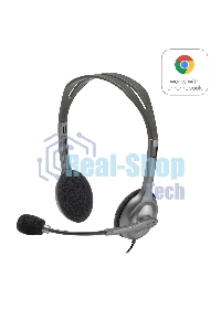 Гарнитура проводная Logitech Headset H111 Stereo grey (981-000594/981-000593/981-000588)