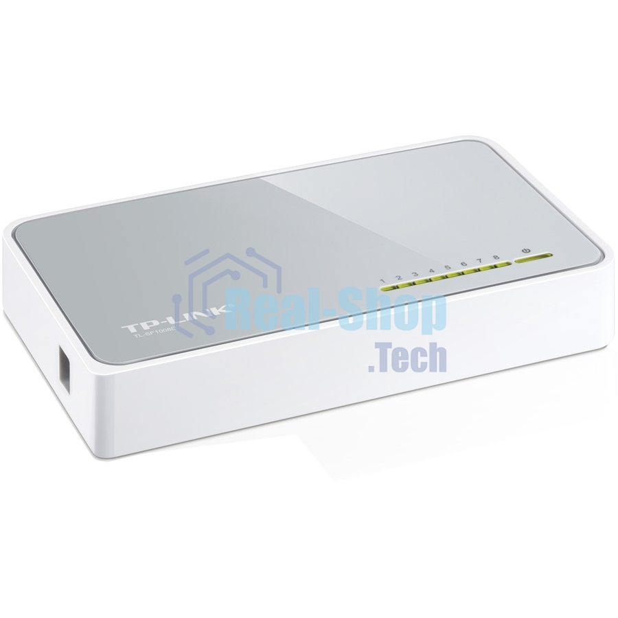 Коммутатор TP-Link SOHO TL-SF1008D Коммутатор 8-port 10/100M mini Desktop Switch, 8 10/100M RJ45 ports, Plastic case