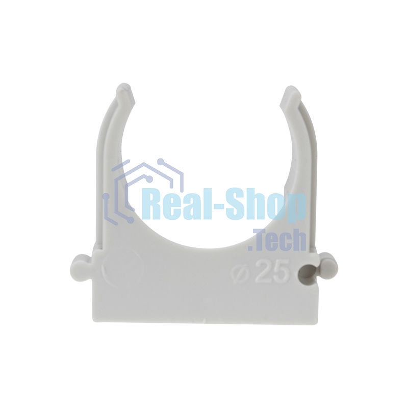 Крепеж-клипса для монтажного пистолета Rexant Ø 25 мм, серая (50 шт/уп)