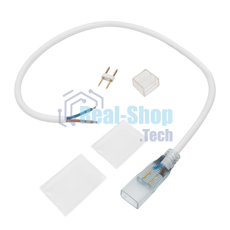 Коннектор с проводом для одностороннего неона Neon-night 8х16мм