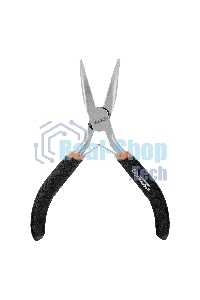 Длинногубцы Sparta Mini, 130 мм, никелированные, изогнутые, авторазжим