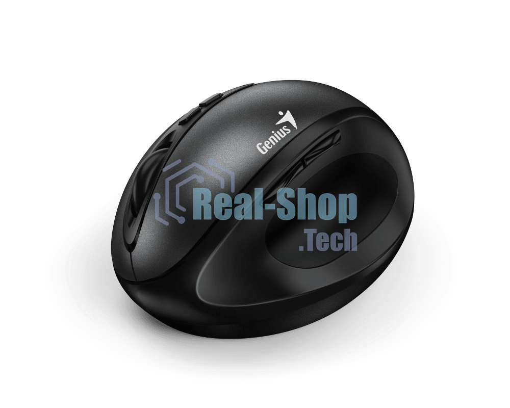 Мышь беспроводная Genius Ergo 8300S черный, 1600 dpi, радиоканал, USB, кнопки - 7