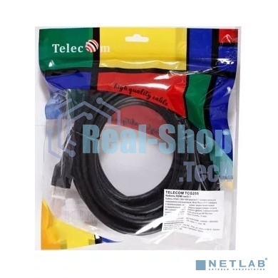 Кабель HDMI 19M/M,ver. 2.1, 8K@60 Hz 4.5m Telecom TCG255-4.5M