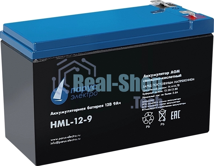 Батарея для ИБП Парус Электро, профессиональная серия HML-12-9