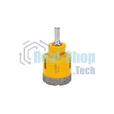 Коронка алмазная профессиональная по керамограниту и железобетону Kranz М14, вакуумное спекание, 50 мм, для УШМ