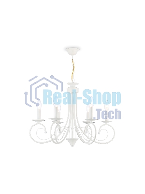 Светильник Ambrella light TR9611/6 WH белый E14/6 max 40W D560*650