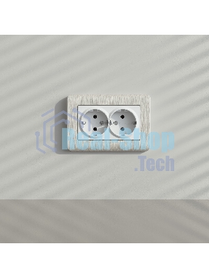 Рамка для двойной розетки (перламутровый) W0082113