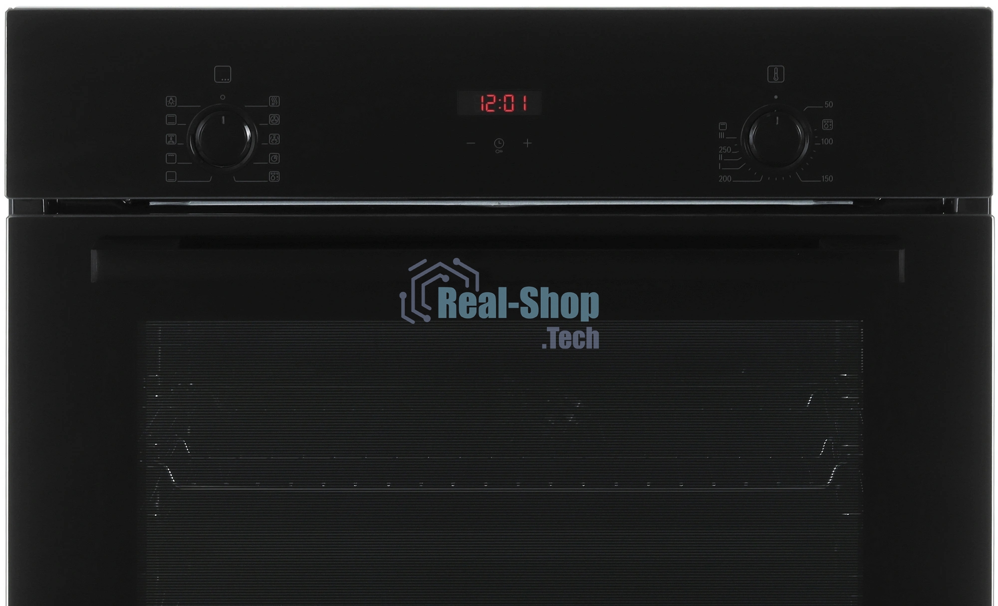 Духовой шкаф электрический Bosch HBF512BB1T Serie 2, духовой шкаф, черный, класс энергоэффективности А, 7 режимов, 3-х слойное остекление, LED-дисплей, утапливаемые переключатели, галогенное освещение, проволочные направляющие, сделано в Турции,