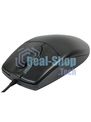 Мышь проводная A4Tech OP-620D черный, 1000 dpi, USB, кнопки - 4