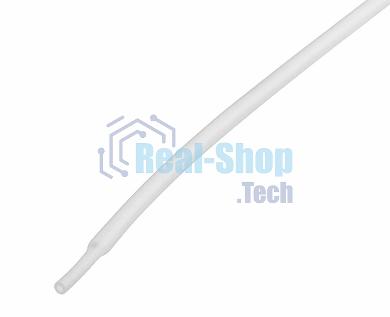 Трубка термоусадочная Rexant 2.0/1.0 1м белый