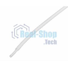 Трубка термоусадочная Rexant 2.0/1.0 1м белый