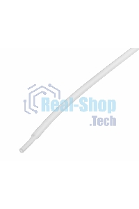 Трубка термоусадочная Rexant 2.0/1.0 1м белый