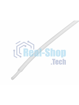 Трубка термоусадочная Rexant 2.0/1.0 1м белый