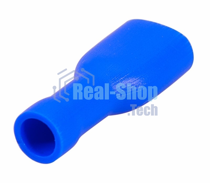 Клемма плоская Rexant полностью изолированная гнездо 6.6 мм 1.5-2.5 мм² (РППи-м 2.5-(6.3))