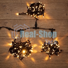 Гирлянда Neon-night LED ClipLight 24V, 3 нити по 10 метров, цвет диодов теплый белый