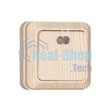 Выключатель проходной 1-кл. ОП Олимп 10А с индик. сосна UNIVersal 5560810