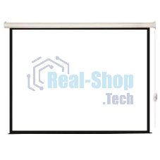 Экран с электроприводом Lumien Eco Control 153x203 см (раб. область 147х197 см) Matte White черная кайма по периметру 4:3