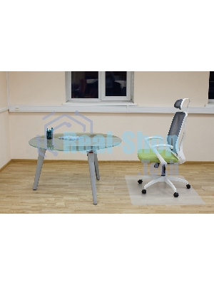 Коврик напольный Бюрократ 1019202 прямоугольный для паркета/ламината вспененный PP 120х90 см