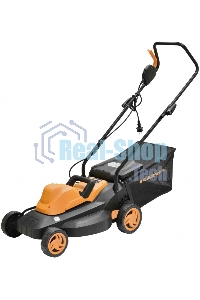 Газонокосилка CARVER LME-1437 эл. 1400Вт ширина 37см рег.высоты травосборник 35л